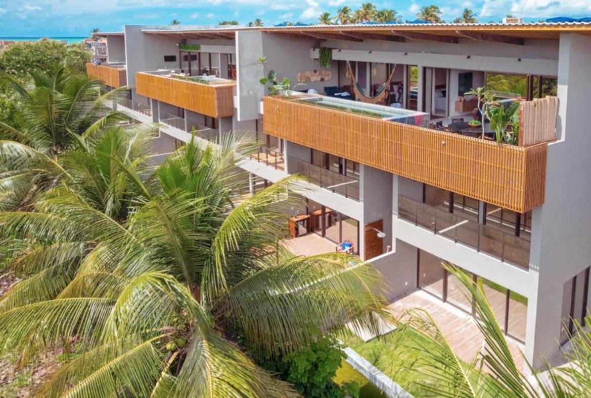 Milagres Hospedagens - Praia E Vista Coqueiros Sao Miguel dos Milagres Bagian luar foto